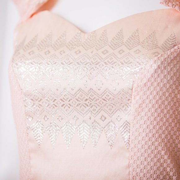 Vintage Hand-Made one of a kind Pink Pencil dress - Picture 6 of 12